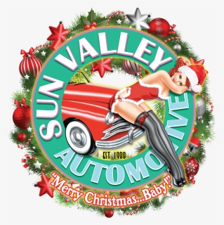 Sun Valley Christmas Pinup Go Sml - Merry Christmas Pin Up, HD Png Download, Free Download