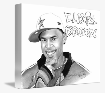 Hat Drawing Chris Brown Human Behavior - Chris Brown Drawing, HD Png Download, Free Download
