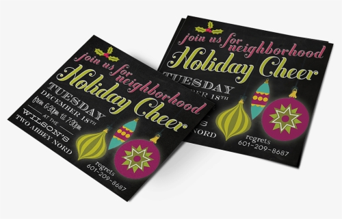 Christmas Party Invitation - Flyer, HD Png Download, Free Download