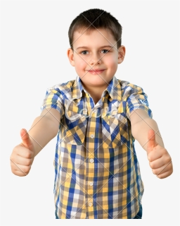 Clipart Library Download Smiling Little With Thumbs - Transparent Background Boy Transparent, HD Png Download, Free Download