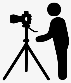 Photographer I - Dslr Camera Silhouette, HD Png Download, Free Download