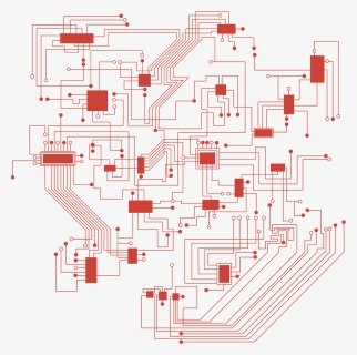 Transparent Circuit Board Vector Png - Circuit Red Png, Png Download, Free Download
