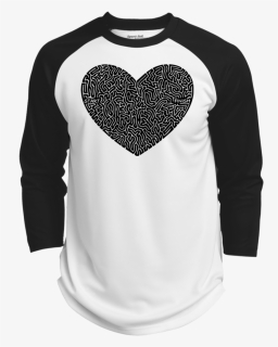 Love Heart Maze Baseball Jersey - Camisetas Del Licey, HD Png Download, Free Download