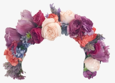 #flower #flowers #flowercrowns #flowercrown #floral - Garden Roses, HD Png Download, Free Download