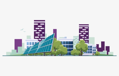 Solar Panel Vector Img - Dubai Commercity, HD Png Download, Free Download