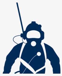 Deep Sea Diver Silhouette, HD Png Download, Free Download