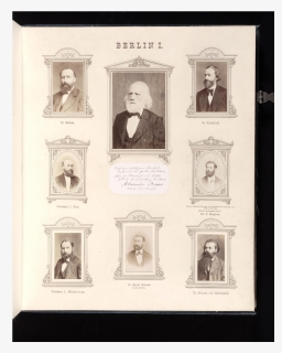 Plate 07 Photograph Album Of German And Austrian Scientists - Picture Frame, HD Png Download, Free Download