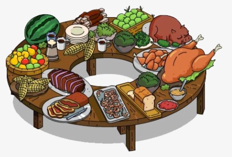Food Buffet Transparent - Buffet Clipart, HD Png Download, Free Download