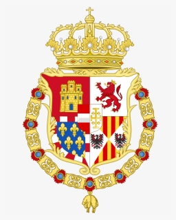 Lesser Coat Of Arms Of Charles V Of Naples And Iii, HD Png Download ...