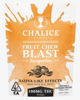 Ca Chalice Fruitchew 100mg Tangerine-mock - Golden Fruit Chew Blast, HD Png Download, Free Download