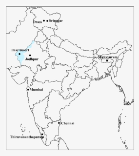 571 X 640 - Lakes In India Political Map, HD Png Download, Free Download