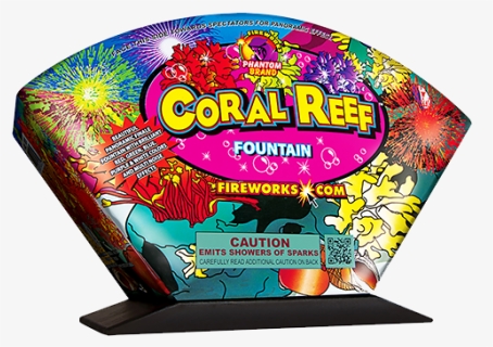 Fireworks Fountains Coral Reef - Illustration, HD Png Download, Free Download