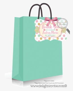Mint, Gold, And Pink 1st Birthday Birthday Favor Tags - Portable Network Graphics, HD Png Download, Free Download