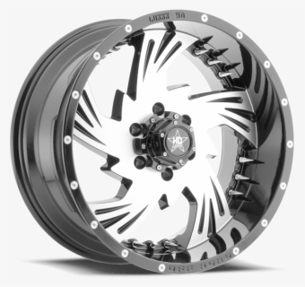 Luxxx Hd Off Road® Lux Hd 7 Wheels Rims Black Machined - Hubcap, HD Png Download, Free Download