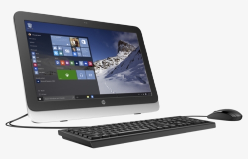 Hp 22 3103ne All In One Desktop Pc - All-in-one, HD Png Download, Free Download