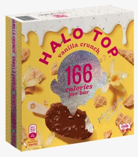 The Scoop On Uk Df Peanut Butter Cup - Halo Top Vanilla Crunch, HD Png Download, Free Download