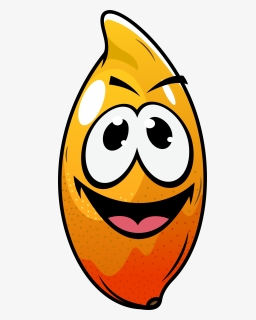 Png Royalty Free Download Mango Clipart Smiling - Cute Cartoon Face Png, Transparent Png, Free Download