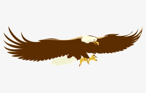 Eagle In Flight Clipart - Soaring Eagle Clip Art, HD Png Download, Free Download