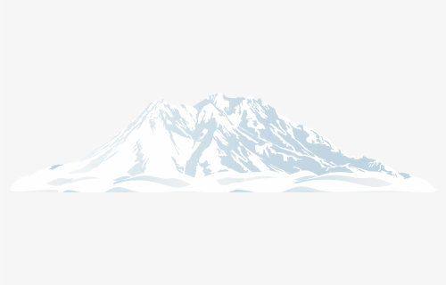 View Full Size - Transparent Snow Mountain Png, Png Download, Free Download