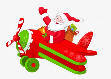 Flying Santa Claus Png, Transparent Png, Free Download
