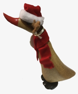 Eddie- Wooden Duck Dressed As Christmas Deer - Christmas Stocking, HD Png Download, Free Download