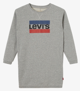 Levi"s Kids Sweat Dress Bondue Flag - Robe Levis Fille, HD Png Download, Free Download