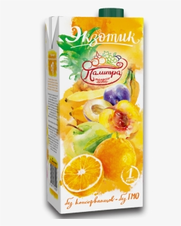 Palitra Watercolor Design Mixed Fruit Juice Nectar, - Палитра Нашего Лета Сок, HD Png Download, Free Download