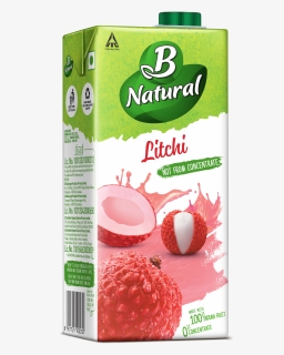 B Natural Litchi Drinks - B Natural Apple Juice, HD Png Download, Free Download