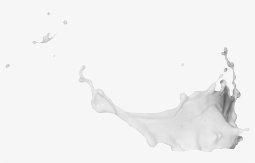 Splashed Milk Png Element - Milk Effect Png, Transparent Png, Free Download