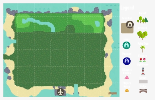 Animal Crossing Island Design Ideas, HD Png Download, Free Download