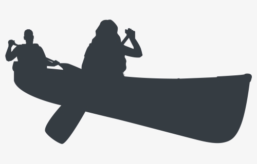 Canoe Silhouette Clip Art, HD Png Download, Free Download