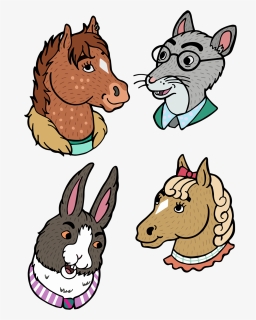 Bojack Horseman Batch - Cartoon, HD Png Download, Free Download