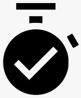Time Management Strees Stopwatch Watch Tick - Circle Check Mark Png, Transparent Png, Free Download