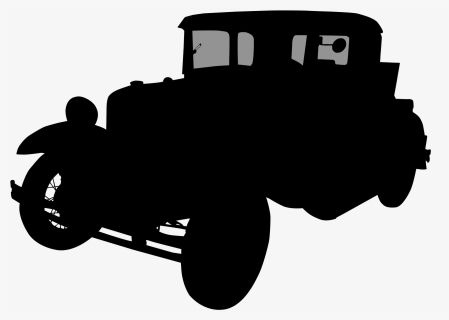 Car Clip Art Logo Silhouette Automotive Design - Antique Car, HD Png Download, Free Download