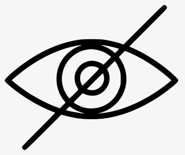 Not Visible - Close Eye Icon, HD Png Download, Free Download