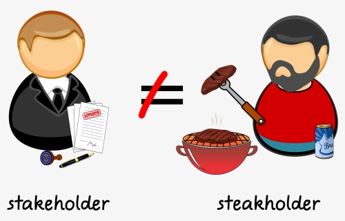 Stakeholder Is Not Steakholder - Stakeholder Clipart, HD Png Download, Free Download