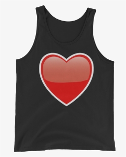 Black Heart Emoji - Active Tank, HD Png Download, Free Download