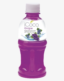 Icoco Fruit Juice With Nata De Coco -grapes - Icoco Drink, HD Png Download, Free Download