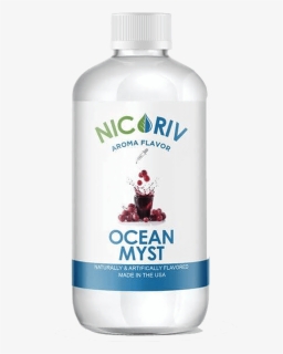 Ocean Myst Grape Juice By Nicotine River - Plastic Bottle, HD Png Download, Free Download