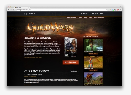 Guild Wars 2 Logo Png, Transparent Png, Free Download