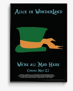 Mad Hatter Poster - Poster, HD Png Download, Free Download