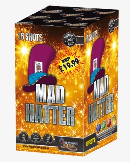 Mad Hatter 16 Shot Firework Cake - Punsch, HD Png Download, Free Download