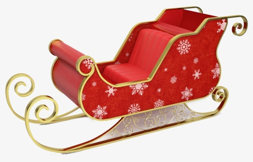 Sled Png Transparent Picture - Santa Claus Sled Toy, Png Download, Free Download