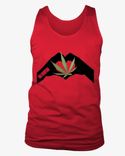 Heart Weed Men"s Tank From Nug Mountain - Portable Network Graphics, HD Png Download, Free Download