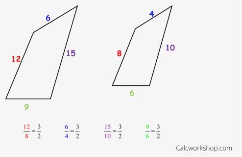 Scale Factor Example - Find Scale Factor Of A Polygon, HD Png Download, Free Download