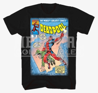 Mens Deadpool Comic Cover T-shirt - Starry Night Star Wars Shirt, HD Png Download, Free Download