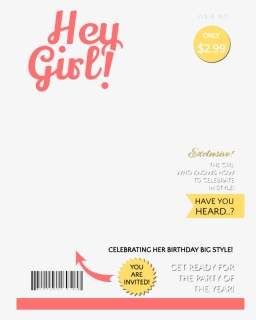 Magazine Cover Png Image - Cover Girl Magazine Template, Transparent Png, Free Download