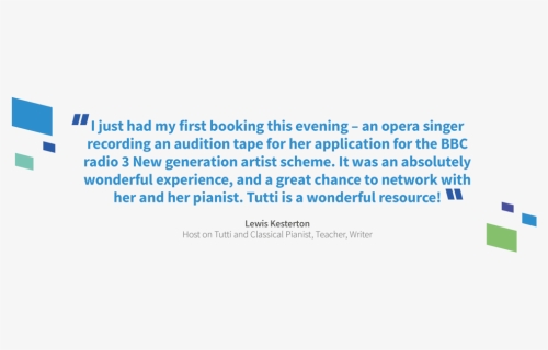 063 Tutti Testimonials Lewis Nopic - Electric Blue, HD Png Download, Free Download