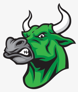 Bull Head Green - Gwen Cherry Bulls Logo, HD Png Download, Free Download