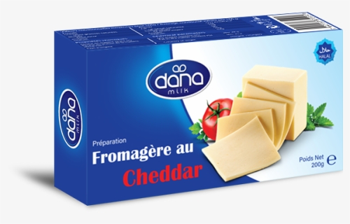 Dana Processed Cheddar Block Cheese 200gr - Block Cheese Packaging, HD Png Download, Free Download